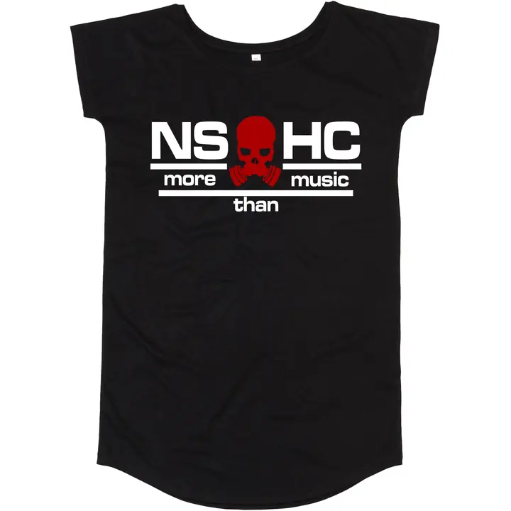 Damen T-Shirt Kleid - NS HC, more than music