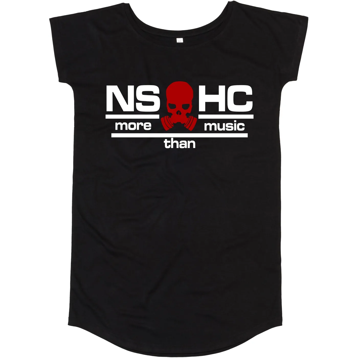 Damen T-Shirt Kleid - NS HC, more than music