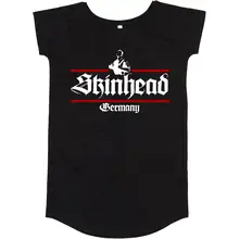 Damen T-Shirt Kleid - Skinhead Germany Vorderseite