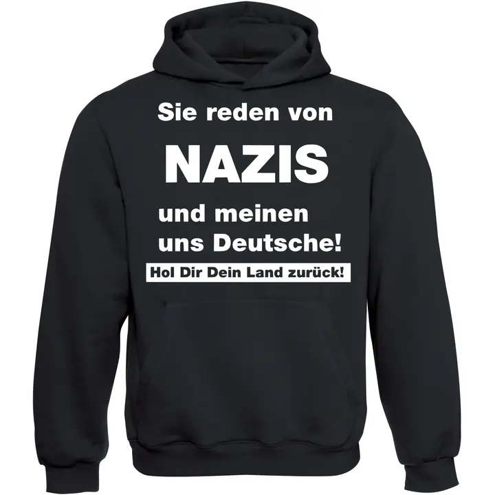 Kinder Kapuzenpullover - Sie reden von Nazis