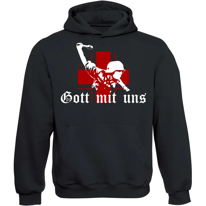 Kinder Kapuzenpullover - Gott mit uns, Soldat