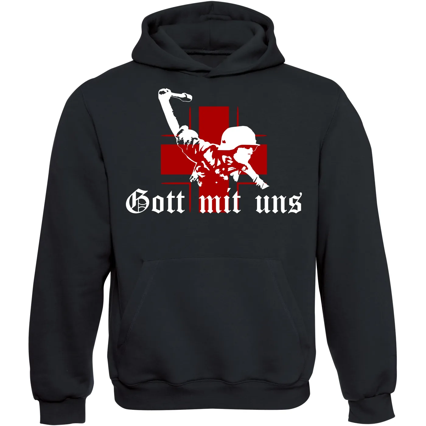 Kinder Kapuzenpullover - Gott mit uns, Soldat