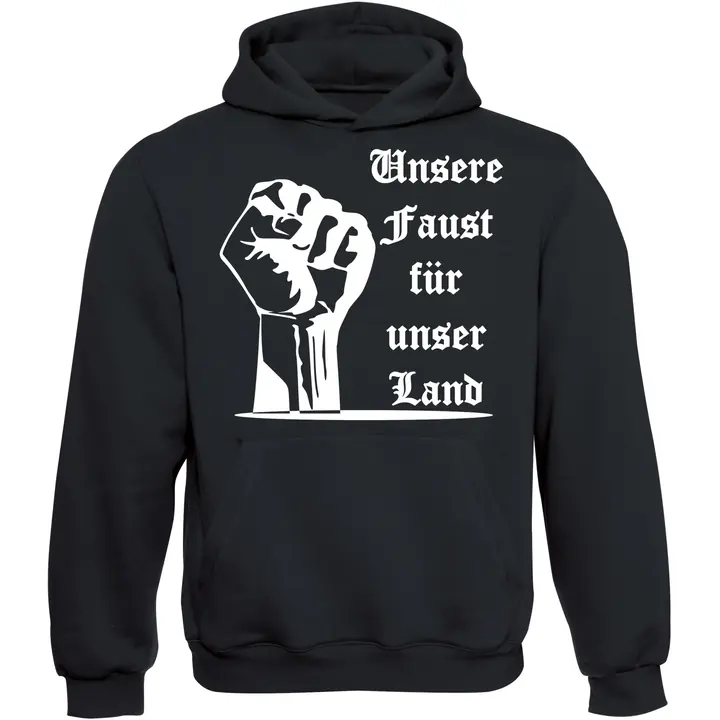 Kinder Kapuzenpullover - Unsere Faust für unser Land
