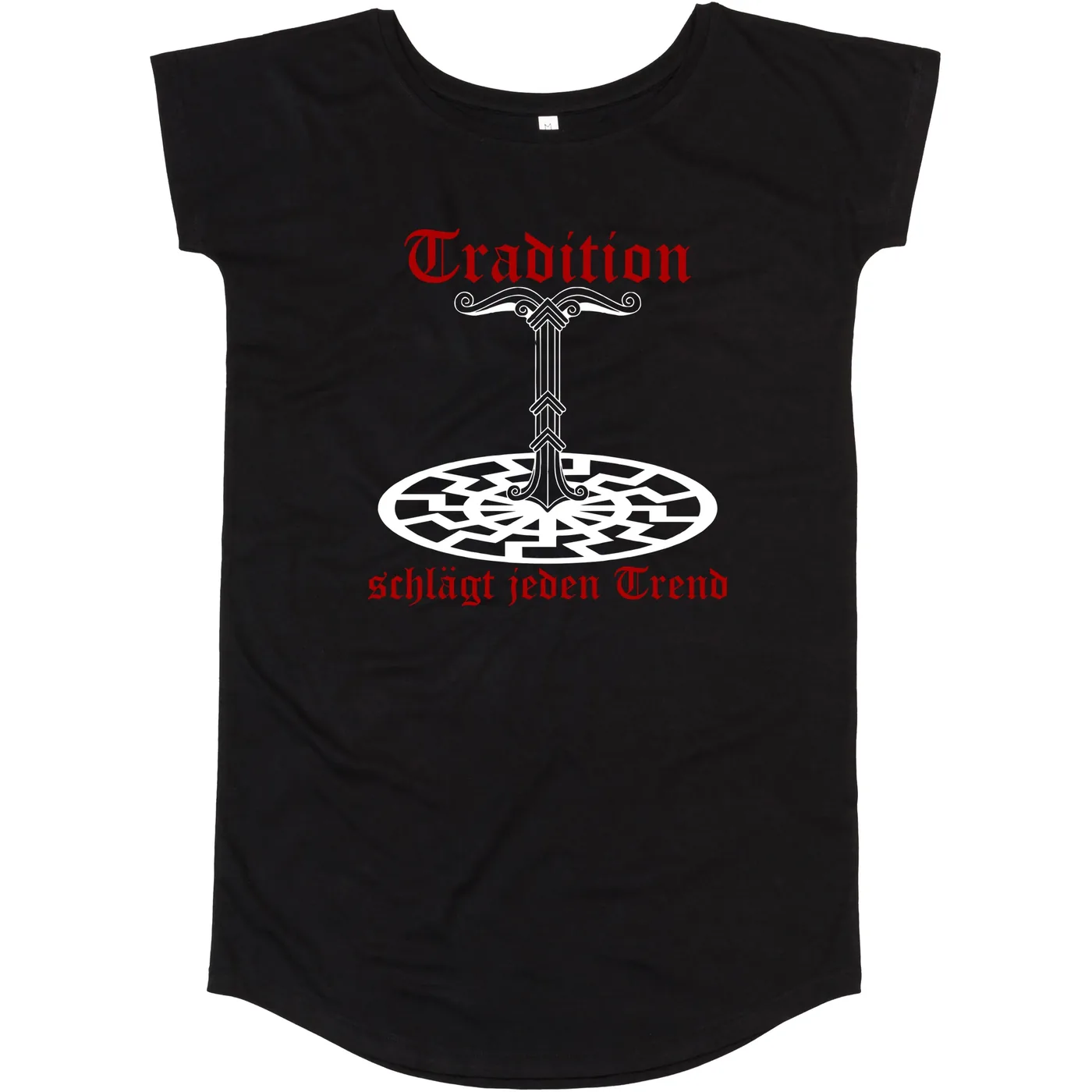 Damen T-Shirt Kleid - Tradition schlägt jeden Trend
