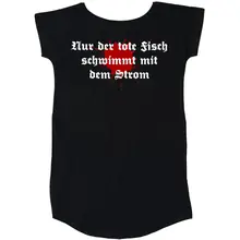 Damen T-Shirt Kleid - Petri Heil Rückseite