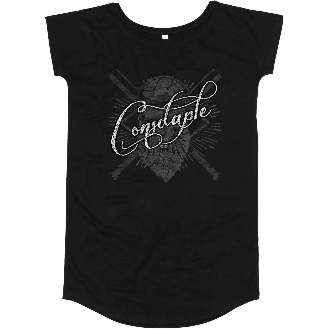 Damen T-Shirt Kleid - Consdaple, Totenkopf