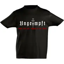 Kinder T-Shirt - Ungeimpft, Steckt euch eure Impfung in den Arsch Vorderseite