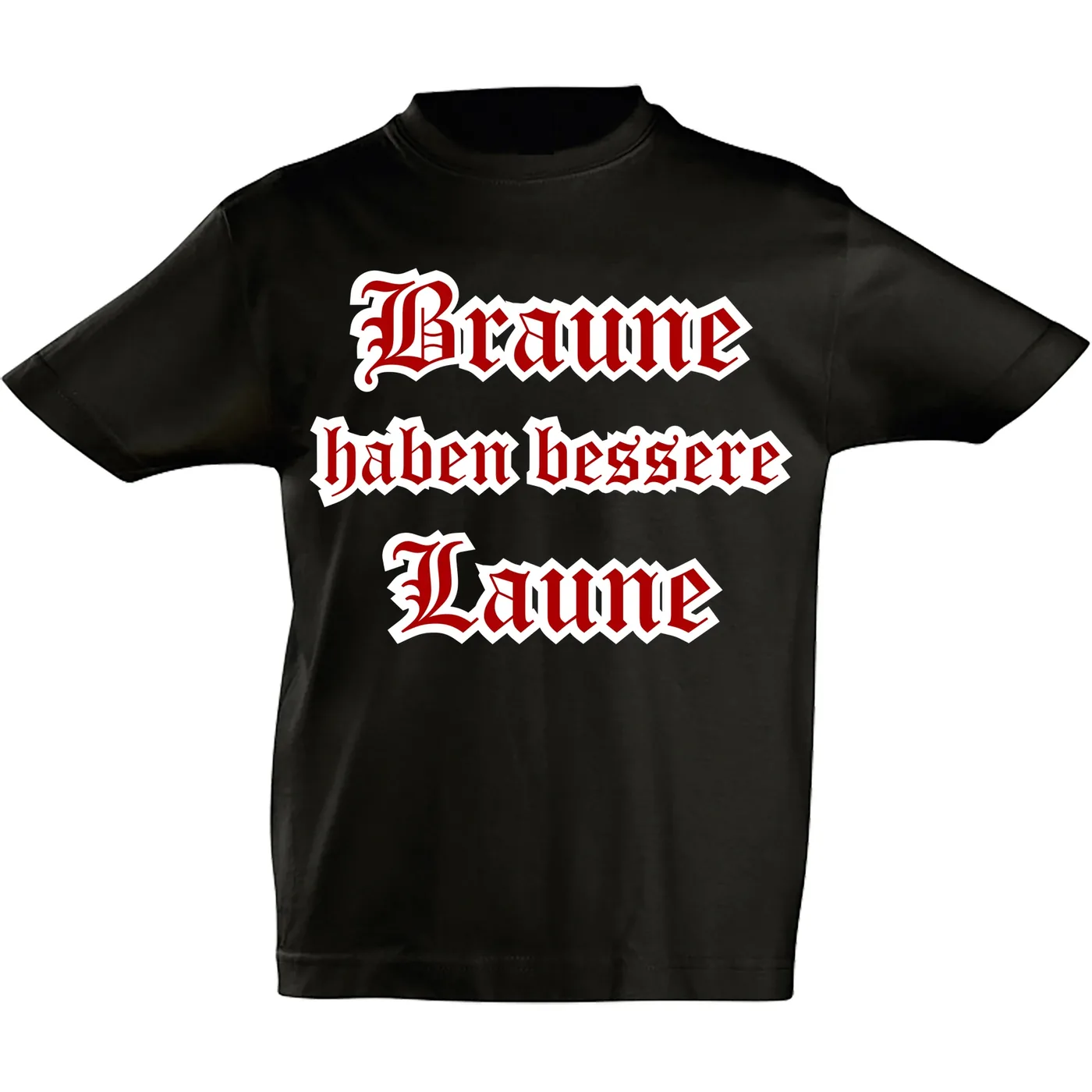 Kinder T-Shirt - Braune haben bessere laune