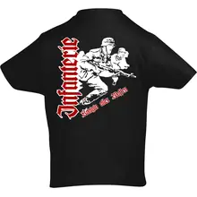 Kinder T-Shirt - Infanterie, Königin aller Waffen Rückseite