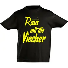 Kinder T-Shirt - Raus mit die Viecher - gewählte Variante