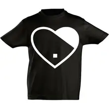 Kinder T-Shirt - Herz Vorderseite