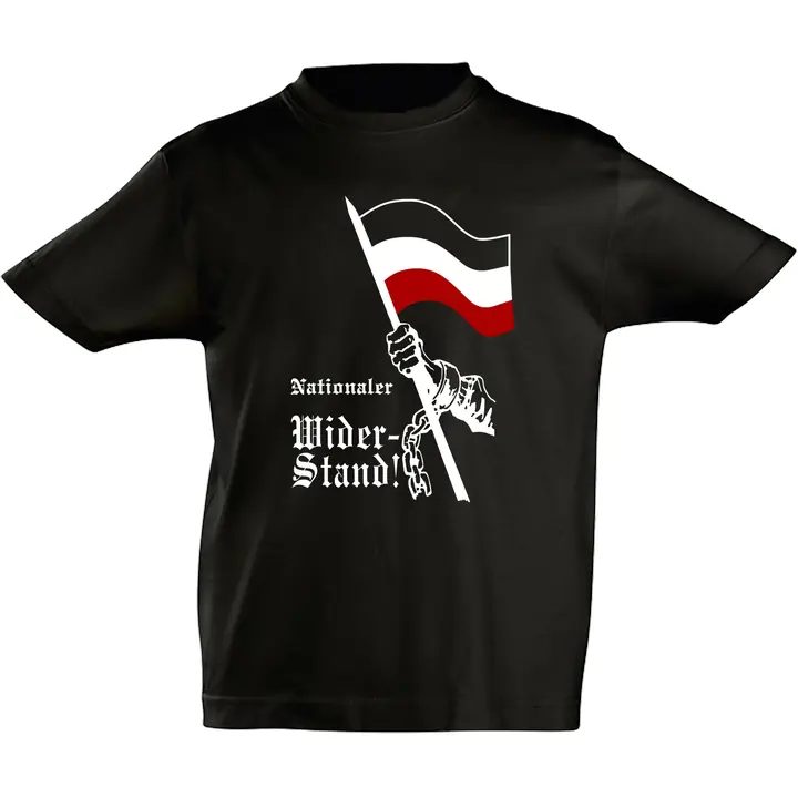 Kinder T-Shirt - Nationaler Widerstand, Fahne