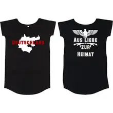 Damen T-Shirt Kleid - Aus liebe zur Heimat - gewählte Variante