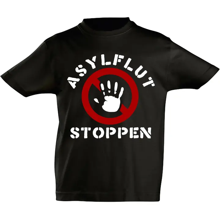 Kinder T-Shirt - Asylflut stoppen