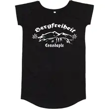 Damen T-Shirt Kleid - Consdaple, Bergfreiheit Vorderseite