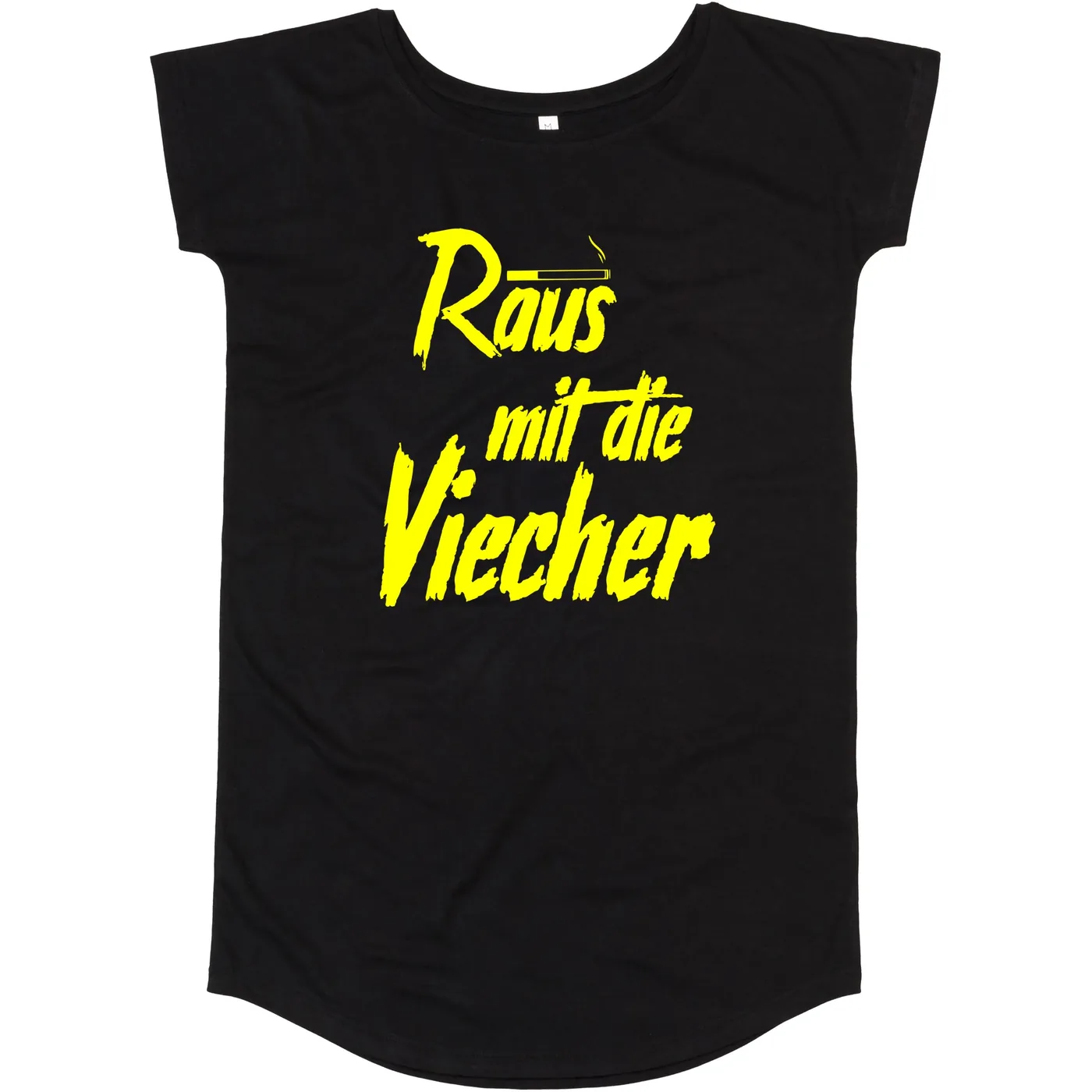 Damen T-Shirt Kleid - Raus mit die Viecher