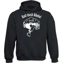 Kinder Kapuzenpullover - Kraft durch Alkohol - gewählte Variante