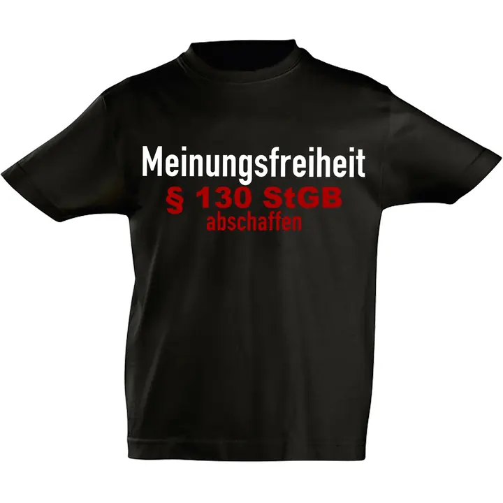 Kinder T-Shirt - Meinungsfreiheit