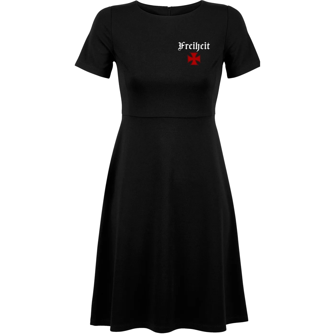 Damen kurzarm Kleid - Heute tolerant morgen fremd im eigenen Land