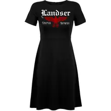 Damen kurzarm Kleid - Landser, Adler 88 Vorderseite