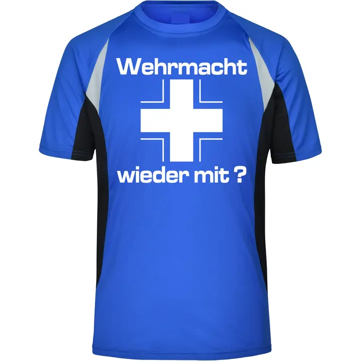 Herren Sportshirt - Wehrmacht wieder mit