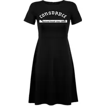 Damen kurzarm Kleid - Consdaple, national brand Vorderseite