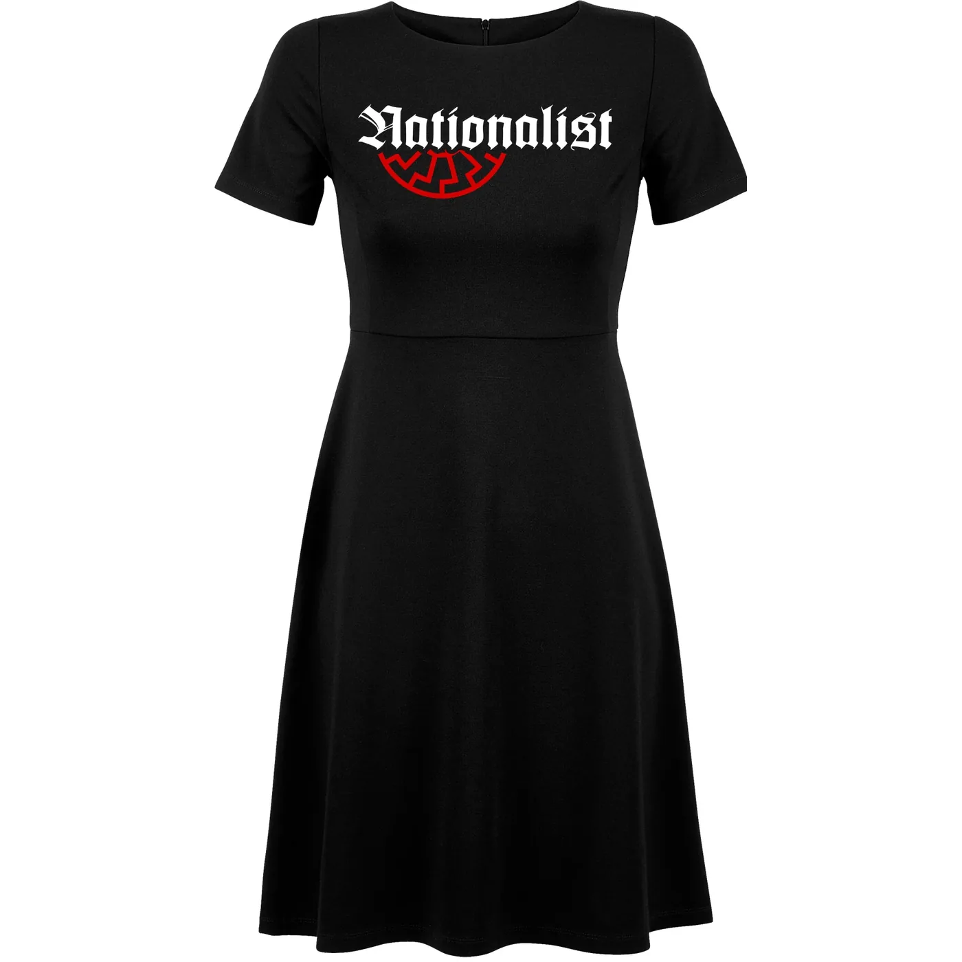 Damen kurzarm Kleid - Nationalist für Heimat, Volk und Vaterland