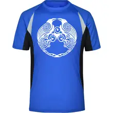 Herren Sportshirt - Raben Vorderseite