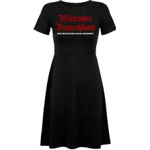 Damen kurzarm Kleid - Blutendes Deutschland - gewählte Variante