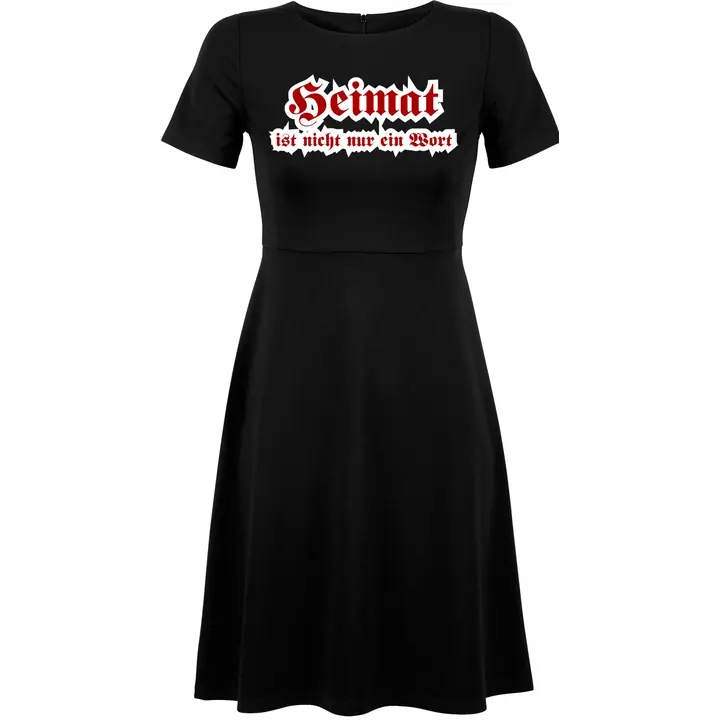 Damen kurzarm Kleid - Heimat ist nicht nur ein Wort