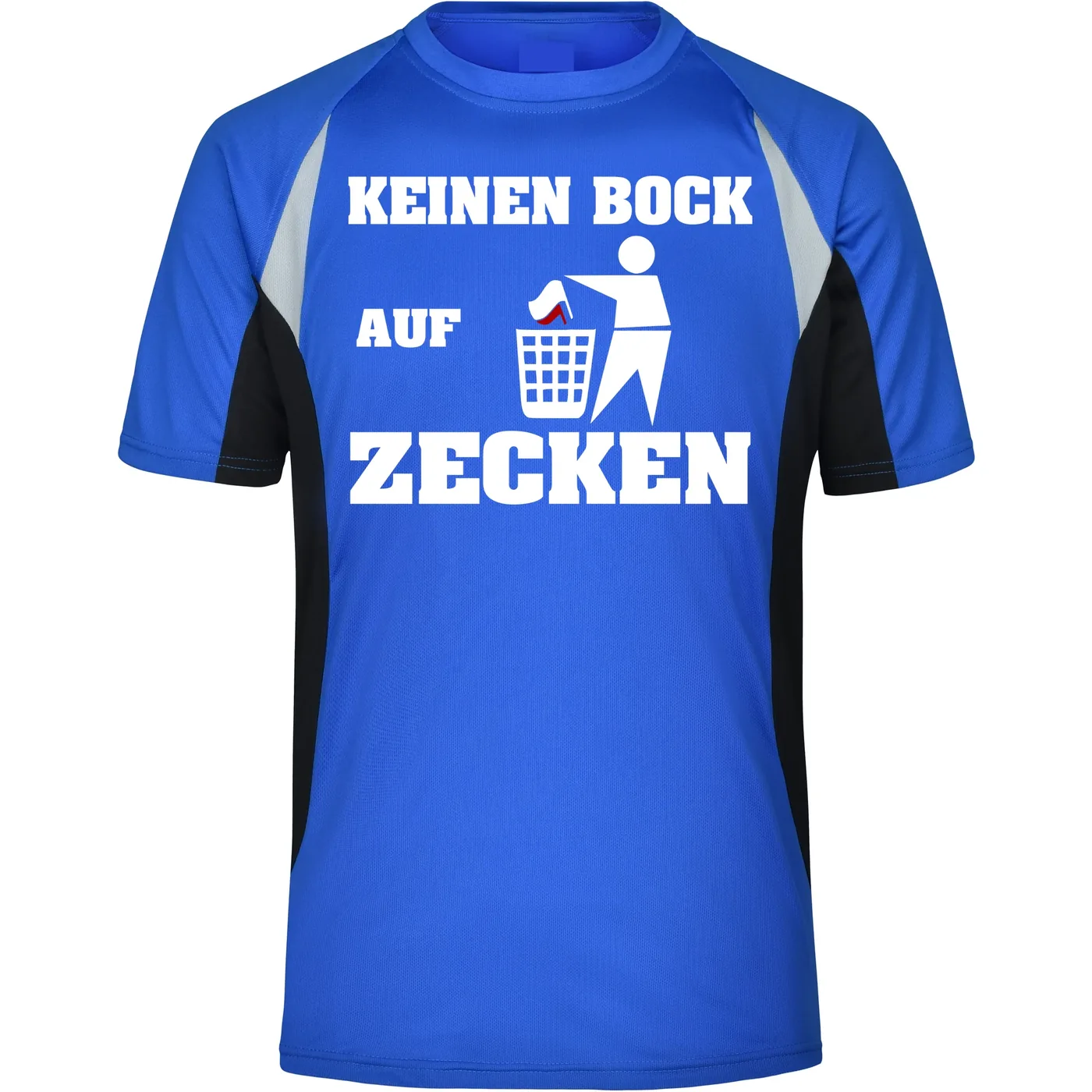 Herren Sportshirt - Keinen Bock auf Zecken