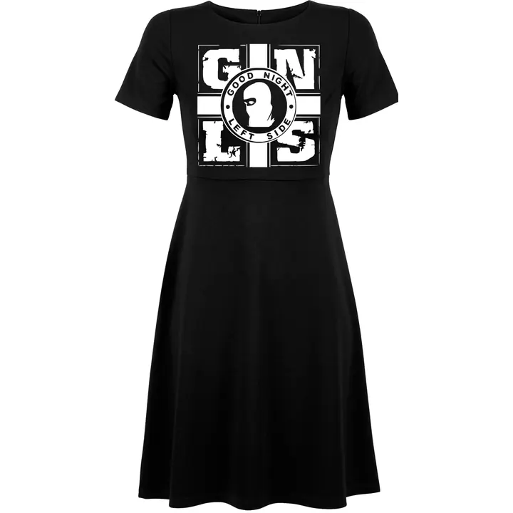 Damen kurzarm Kleid - GNLS, Kreuz