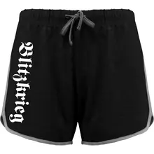 Damen kurze Sporthose - Blitzkrieg Vorderseite