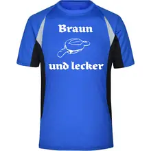 Herren Sportshirt - Braun und lecker - gewählte Variante