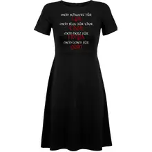 Damen kurzarm Kleid - Mein Schwert für Tyr - gewählte Variante