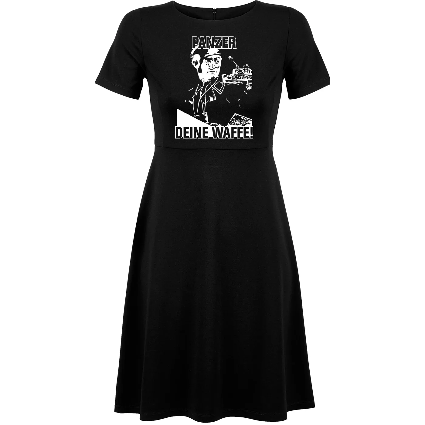 Damen kurzarm Kleid - Panzer, deine Waffe!