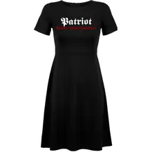 Damen kurzarm Kleid - Patriot - gewählte Variante