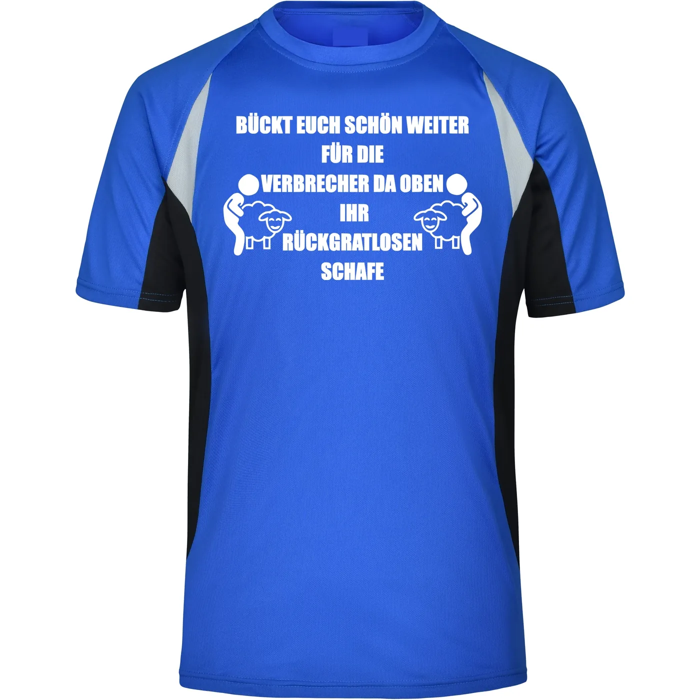 Herren Sportshirt - Bückt euch schön weiter