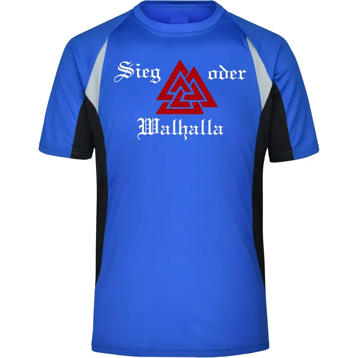 Herren Sportshirt - Sieg oder Walhalla