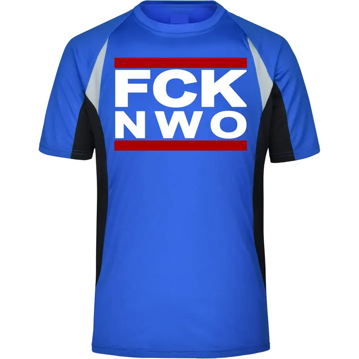 Herren Sportshirt - FCK NWO