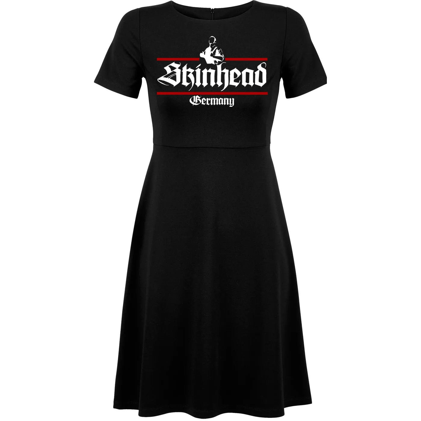 Damen kurzarm Kleid - Skinhead Germany
