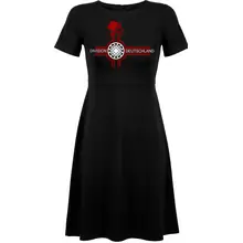 Damen kurzarm Kleid - Divison Deutschland Vorderseite