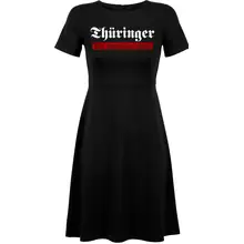 Damen kurzarm Kleid - Thüringer, wir bereuen nicht - gewählte Variante