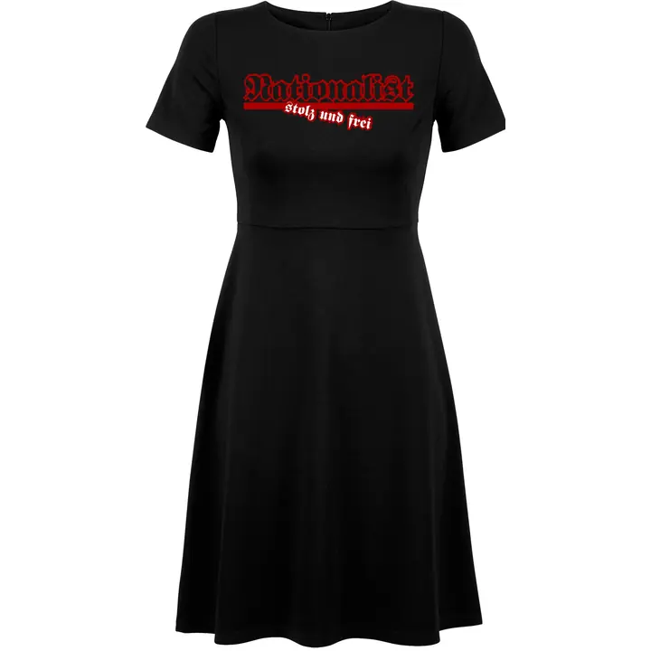 Damen kurzarm Kleid - Nationalist, FSN