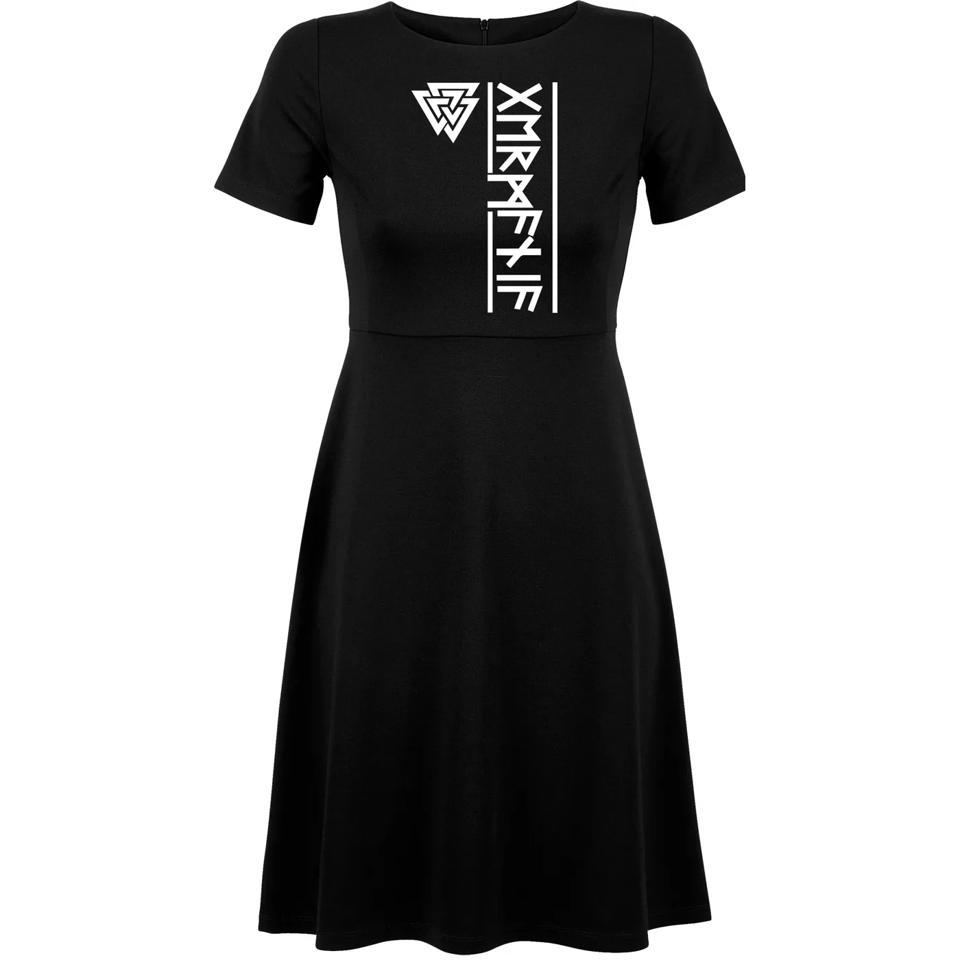 Damen kurzarm Kleid - Germania Runen