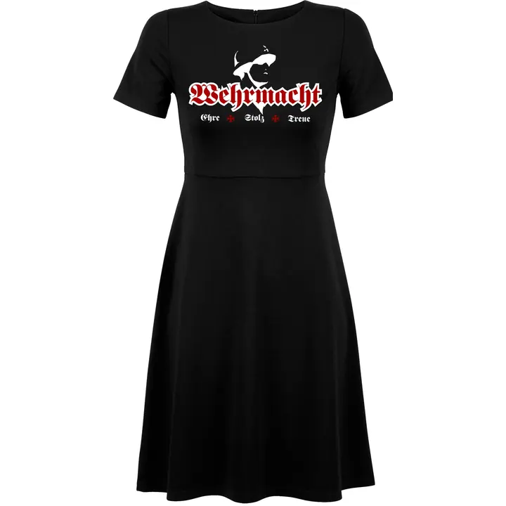 Damen kurzarm Kleid - Wehrmacht, ehre stolz treue