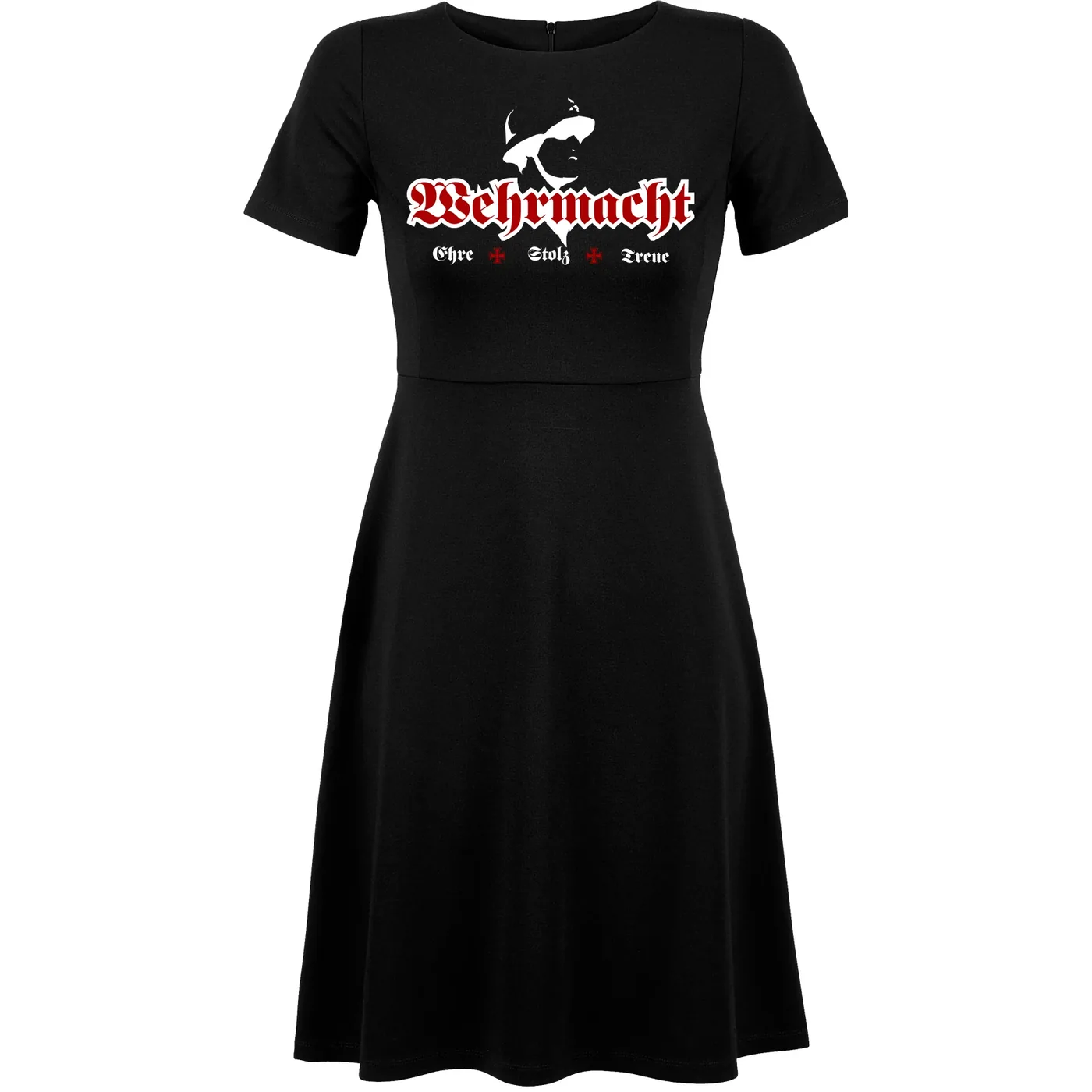 Damen kurzarm Kleid - Wehrmacht, ehre stolz treue
