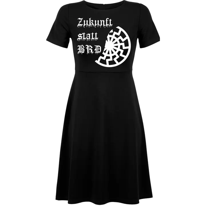 Damen kurzarm Kleid - Zukunft statt BRD