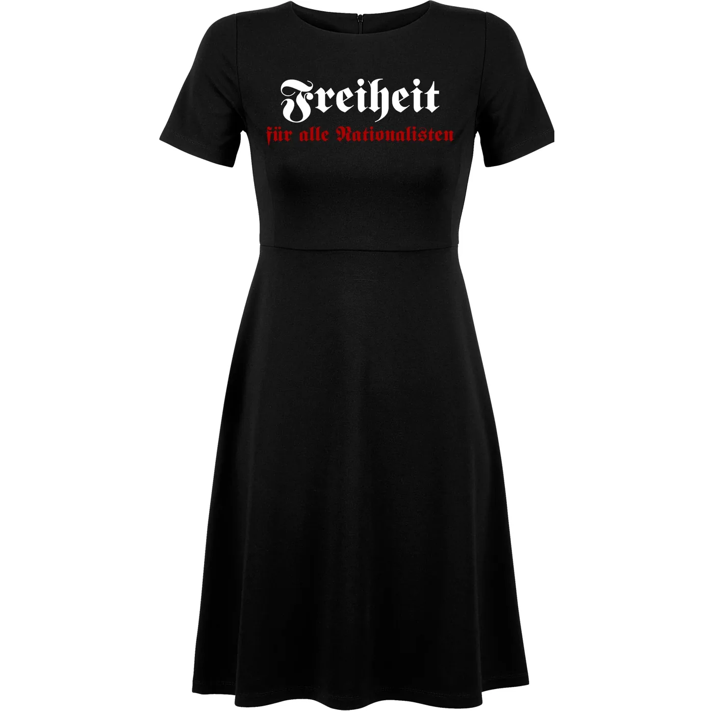 Damen kurzarm Kleid - Freiheit