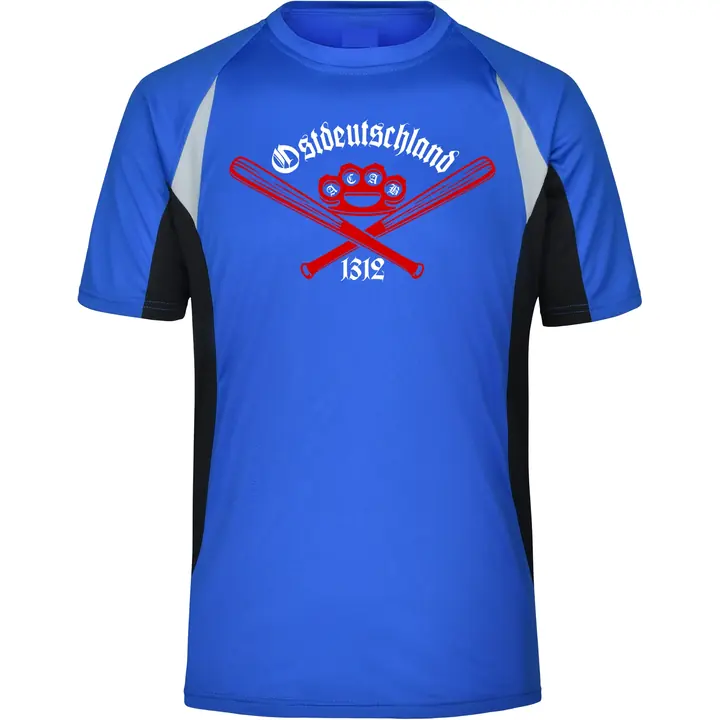Herren Sportshirt - Ostdeutschland, ACAB